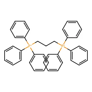 Bromo[3-(1-bromo-1,1,1-triphenylphosphoranyl)propyl]triphenylphosphorane structure