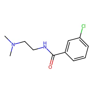 3-chloro-N-[2-(dimethylamino)ethyl]benzamide structure