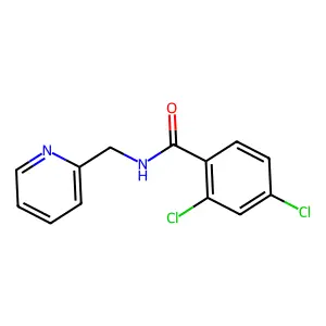 2,4-dichloro-N-(2-pyridinylmethyl)benzamide structure
