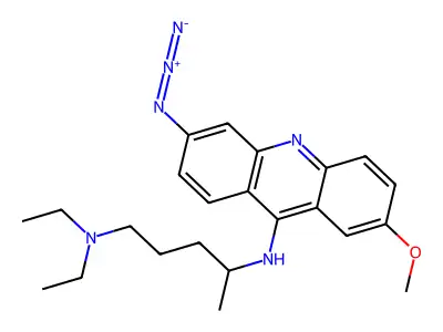 Quinacrine azide structure