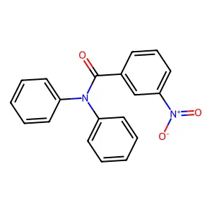 3-nitro-N,N-diphenylbenzamide structure