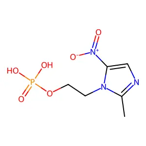 甲硝唑磷酸酯 structure