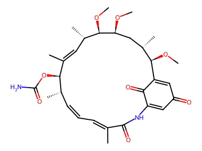 Macbecin I; NSC 330499 structure