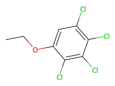 Benzene, tetrachloroethoxy- structure