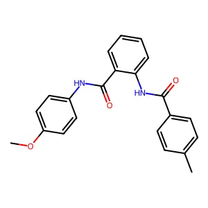 N-(4-methoxyphenyl)-2-[(4-methylbenzoyl)amino]benzamide structure