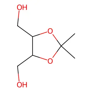 1,3-Dioxolane-4,5-dimethanol, 2,2-dimethyl-, (4S,5S)- structure