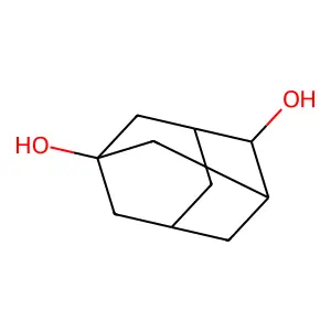 (1s,3R,4s,5S,7s)-Adamantane-1,4-diol structure