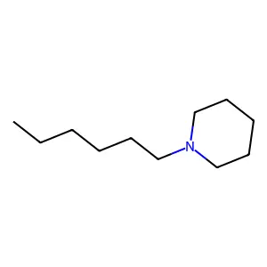 1-Hexylpiperidine structure