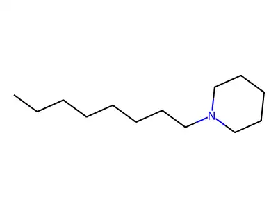 1-Octylpiperidine structure