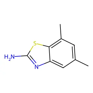 5,7-Dimethyl-1,3-benzothiazol-2-amine structure