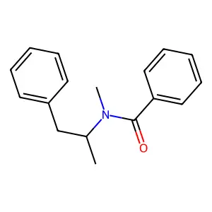 N-Methyl-N-(1-methyl-2-phenylethyl)benzamide structure