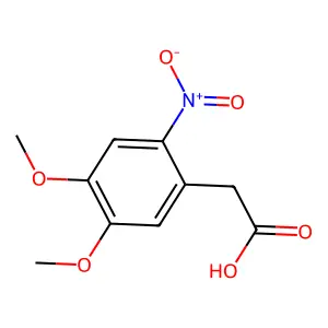 (4,5-Dimethoxy-2-nitro-phenyl)-acetic acid structure