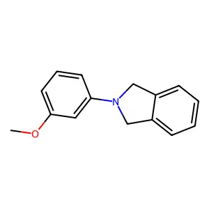 1H-Isoindole, 2,3-dihydro-2-(3-methoxyphenyl)- structure