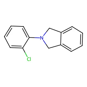 1H-Isoindole, 2-(2-chlorophenyl)-2,3-dihydro- structure