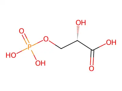 2,3-Dihydroxy-3-phosphonopropanoic acid structure