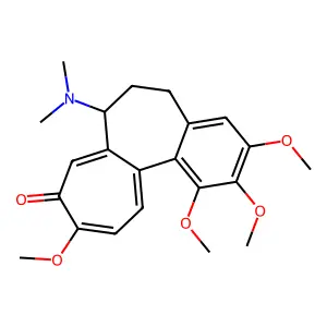 Colchicine, N-deacetyl-N,N-dimethyl- structure