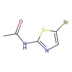 2-Acetamido-5-bromo-1,3-thiazole structure