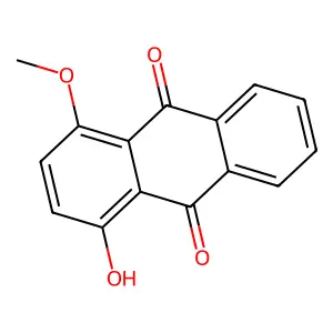 9,10-Anthracenedione, 1-hydroxy-4-methoxy- structure