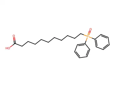11-(Diphenylphosphoryl)undecanoic acid structure