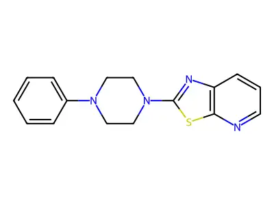 1-Phenyl-4-{[1,3]thiazolo[5,4-b]pyridin-2-yl}piperazine structure