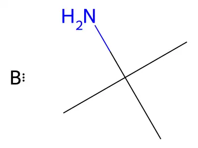 Borane;2-methylpropan-2-amine structure