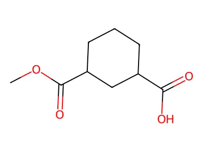 3-(甲氧基羰基)环己烷-1-甲酸 structure