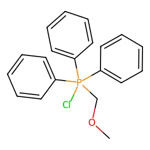 Chloro(methoxymethyl)triphenylphosphorane structure