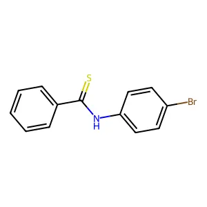 Benzenecarbothioamide, N-(4-bromophenyl)- structure