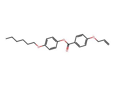 4-(Hexyloxy)phenyl 4-(allyloxy)benzoate structure