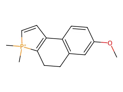 3,3-Dimethyl-4,5-dihydro-3H-3lambda(5)-benzo(e)phosphindol-7-yl methyl ether structure