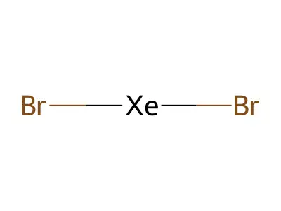 二溴化氙 structure