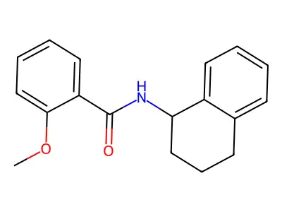 2-methoxy-N-(1,2,3,4-tetrahydronaphthalen-1-yl)benzamide structure