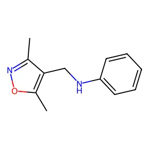 3,5-Dimethyl-N-phenyl-4-isoxazolemethanamine structure