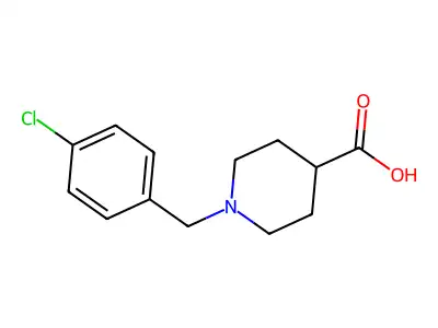 1-(4-Chlorobenzyl)piperidine-4-carboxylic acid structure