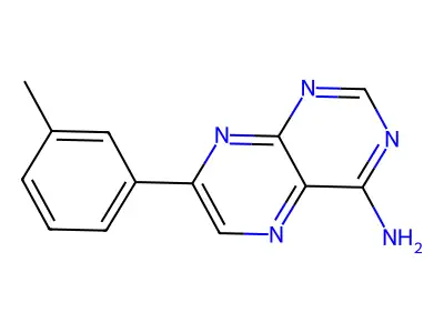 4-Pteridinamine, 7-(3-methylphenyl)- structure