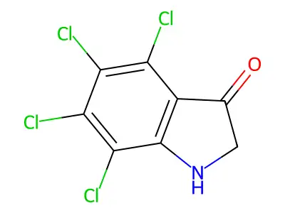 3H-Indol-3-one, 4,5,6,7-tetrachloro-1,2-dihydro- structure