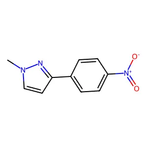 1-Methyl-3-(4-nitrophenyl)-1H-pyrazole structure