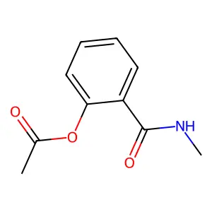 [2-(Methylcarbamoyl)phenyl] acetate structure