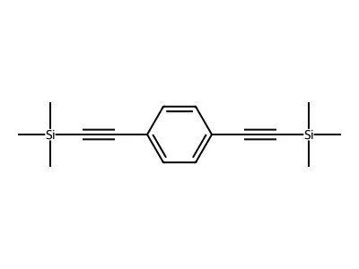 1,4-Bis[(trimethylsilyl)ethynyl]benzene structure