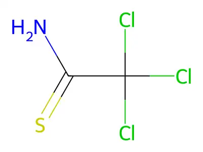 2,2,2-Trichloroethanethioamide structure