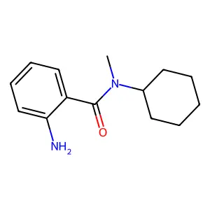 2-amino-N-cyclohexyl-N-methylbenzamide structure