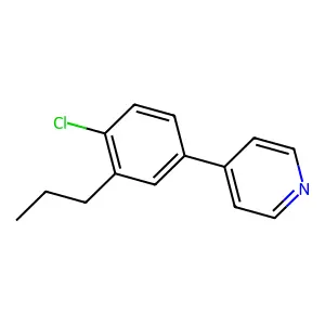 4-(4-Chloro-3-propylphenyl)pyridine structure