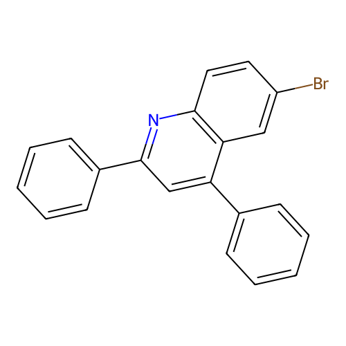 6-Bromo-2,4-diphenylquinoline structure