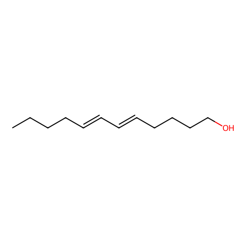 cis,trans-5,7-Dodecadienol structure