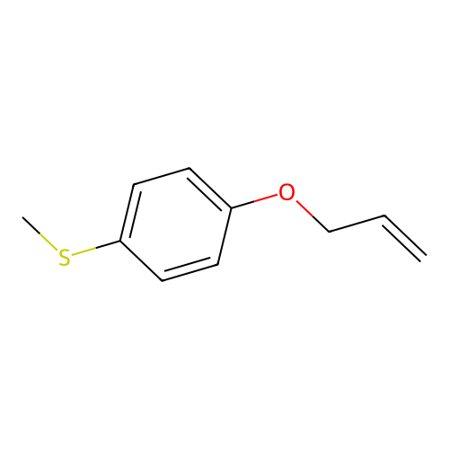 Allyl (4-methylthiophenyl) ether structure