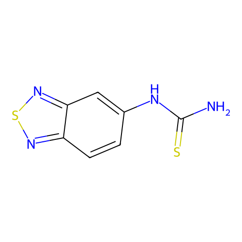Amino(benzo[c]1,2,5-thiadiazol-5-ylamino)methane-1-thione structure