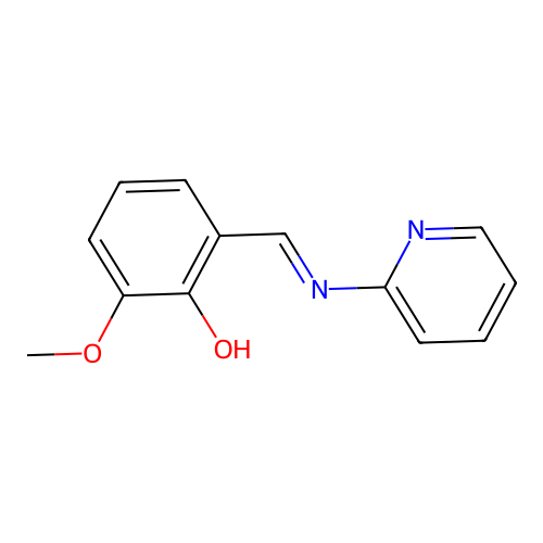 6-Methoxy-2-(2-pyridyliminomethyl)phenol structure