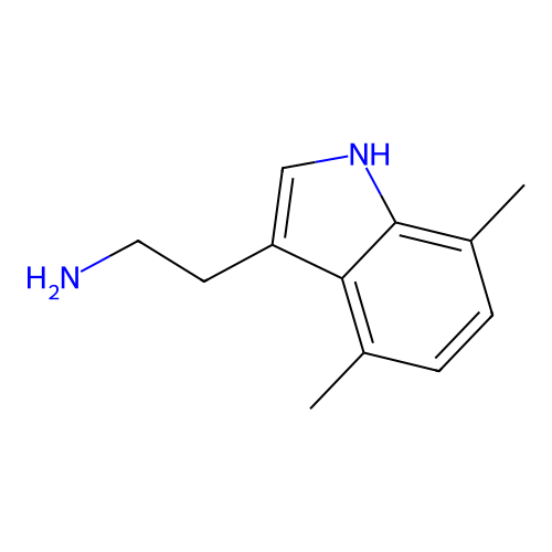 2-(4,7-dimethyl-1H-indol-3-yl)ethanamine structure