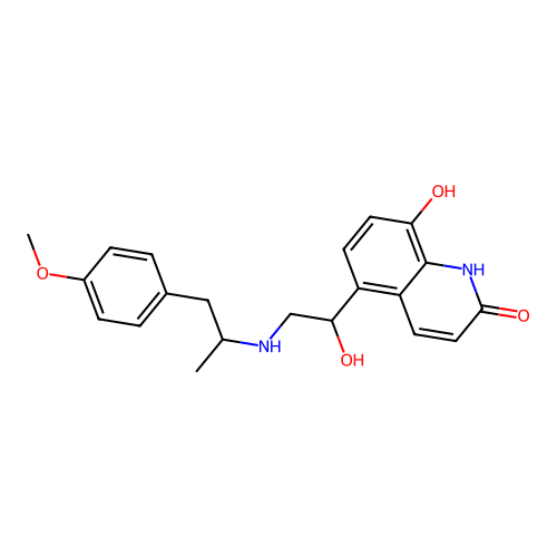 Carmoterol structure