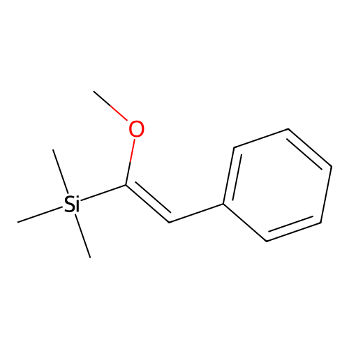 [(E)-1-methoxy-2-phenylethenyl]-trimethylsilane structure